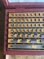 Gage block set 81 Pcs From .050-4.000