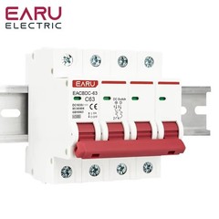 DC Circuit Breaker 1000V 2 Pole Double MCB Solar PV 10 16 20 32 40 50 63 Amp