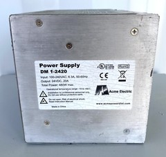 HUBBELL ACME DM 1-2420 DM12420 Power Supply AC 100-240V Universal Input 50-60Hz