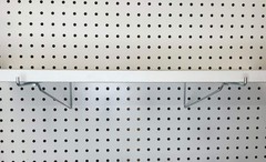 (8 Pack) Metal 8 Inch Shelf Bracket Garage Peg Hanger for 1/8″ & 1/4″ Pegboard