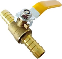 5/8 Inch Brass PEX Ball Valve 2-Way Shut Off Fittings 2 Pack