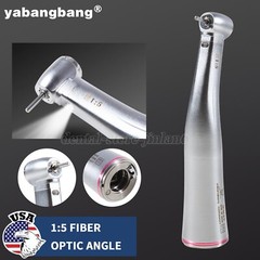 Dental 1:5 Increasing Contra Angle Optic LED Handpiece Fit for Electric Motor sk