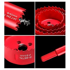 Bi metal Hole Saw 15mm-300mm Drill Bit Arbor Pilot Hole Saw Metal Wood Plastic