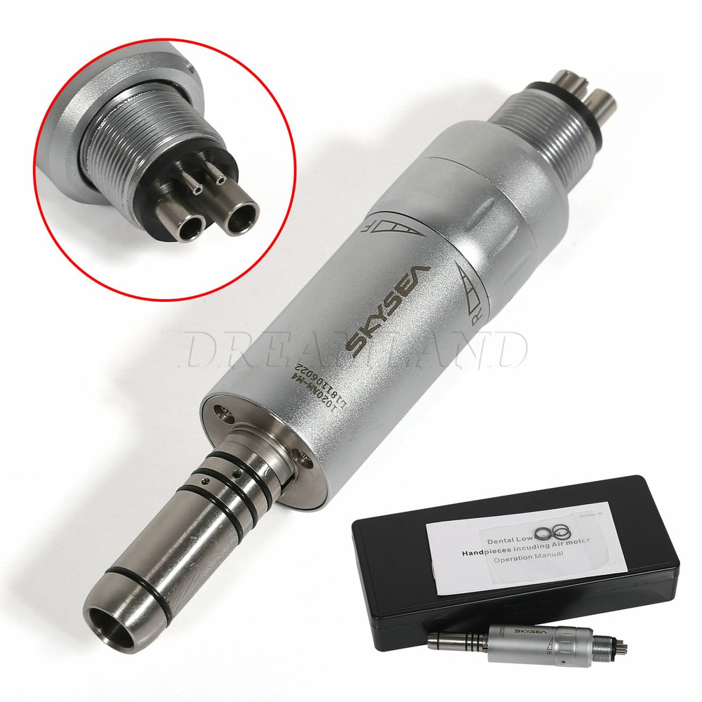 SKYSEA NSK Style Dental Inner Water Channel Low Speed Air Motor E-type 4 Holes
