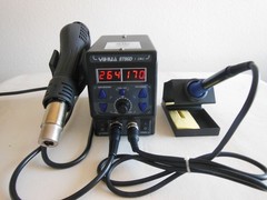 YIHUA 8786D-I Soldering Station 2 in 1 Soldering Iron Kit Hot Air Rework Station