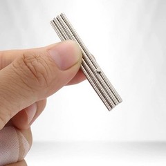 Mini Neodymium Magnet 2mm x 1mm Tiny Rare Earth Disc Magnets – 0.06kg Pull Pa…