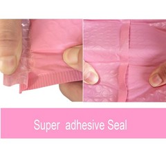 25 Pack Small Poly Bubble Lined Mailers Padded 5×7 Inches Pink Shipping Envel…