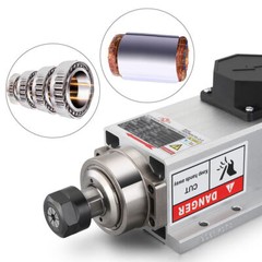 Flange Spindle Motor Air-cooled 1.5kw/2.2kw/3.5kw/4.5kw/6/7.5KW CNC Woodworking