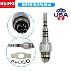 For KaVo MULTIflex Coupler 4 6 Hole COXO Dental Handpiece Coupling Fiber Optic