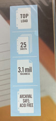 NEW OfficeMax HeavyWeight Extra Capacity Sheet Protectors Letter Size Clear 25