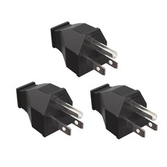 3 Prong Electric Plug Replacement Extension Cord Ends 125V 15A 2Pole 3Wire Ma…
