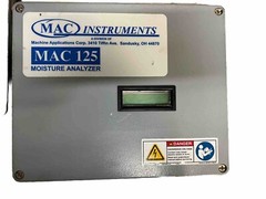 MAC Instruments MAC 125 & MAC 120B Moisture Analyzer UNTESTED