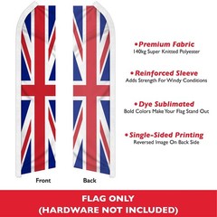 United Kingdom Advertising Swooper Feather Flutter Flag British Flag