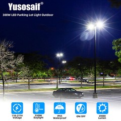 220V LED Parking Lot Light 200W LED Shoebox Light AC 100-277V with Slip Fitter