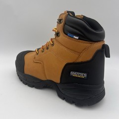 Smith’s Men Size 9.5 Steel Toe Water Repellent Work Boot SA724021 – Wheat