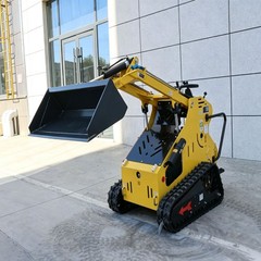 Mini Skid Steer Loader 13.5HP Runtong Engine Compact Stand On Loader Bucket EPA