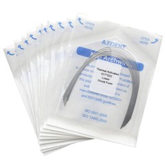 5Packs Dental Orthodontic Heat Thermal Activated Niti Rectangular Arch Wires