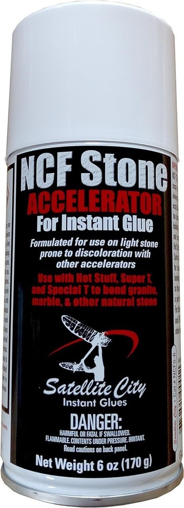 Satellite City NCFS-6 NCF Stone CA Glue Accelerator – 6 oz.