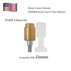 Zest Implant Locator Abutment for Zimmer Screw-Vent 3.5/4.5 Platform 1-5.0mm GH