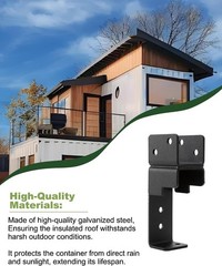 Shipping Container Roof Brackets Fit for 20 FT Shipping Containers | Wood Truss