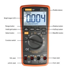 Digital Multimeter Meter Amp Ohm Voltmeter AutoRange Tester AC DC Current