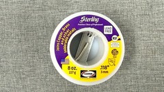 (5) 8oz LEAD-FREE SOLDER plumbing HARRIS PRODUCT .118″ 3mm STERLING 227g