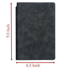 YIKANGHENG Wipeable Notebook with a Pen and Rag, 9 Inch x 5.8 Black