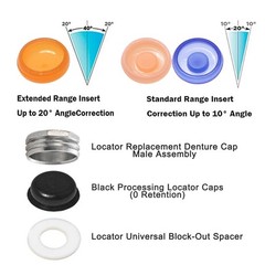 US Dental Overdenture Retention Caps for Locator Abutment