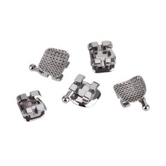 Dental Orthodontic Round Niti Arch Wires Super Elastic / Metal Brackets Braces