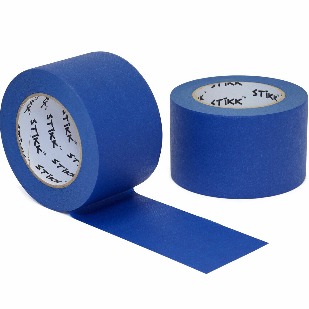 Painters Masking Tape Blue 2 roll pack of 3″ x 60 yards (72mm x 55m) STIKK