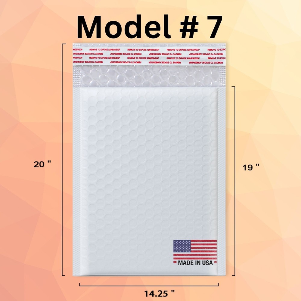 14.25×19 #7 Poly Bubble Mailers Padded Envelopes Shipping Bags Self-Seal