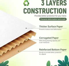 7x5x4 Inch Shipping Boxes Set of 2 – Ideal for Mailing and Branding Projects