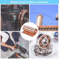 99.9% Pure Copper Cu Metal Sheet Strip Roll Foil Plate T2 Thickness 0.01mm-1mm