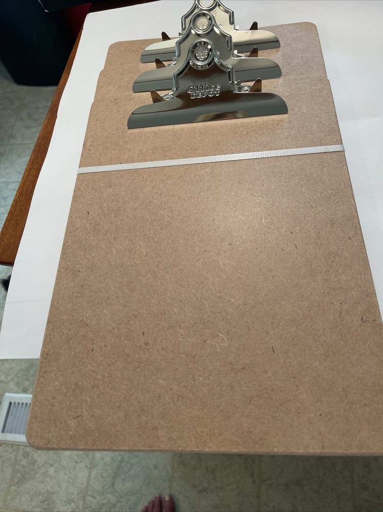 Office Depot Recycled Hardboard Clipboard 9×12″ 3 In Package