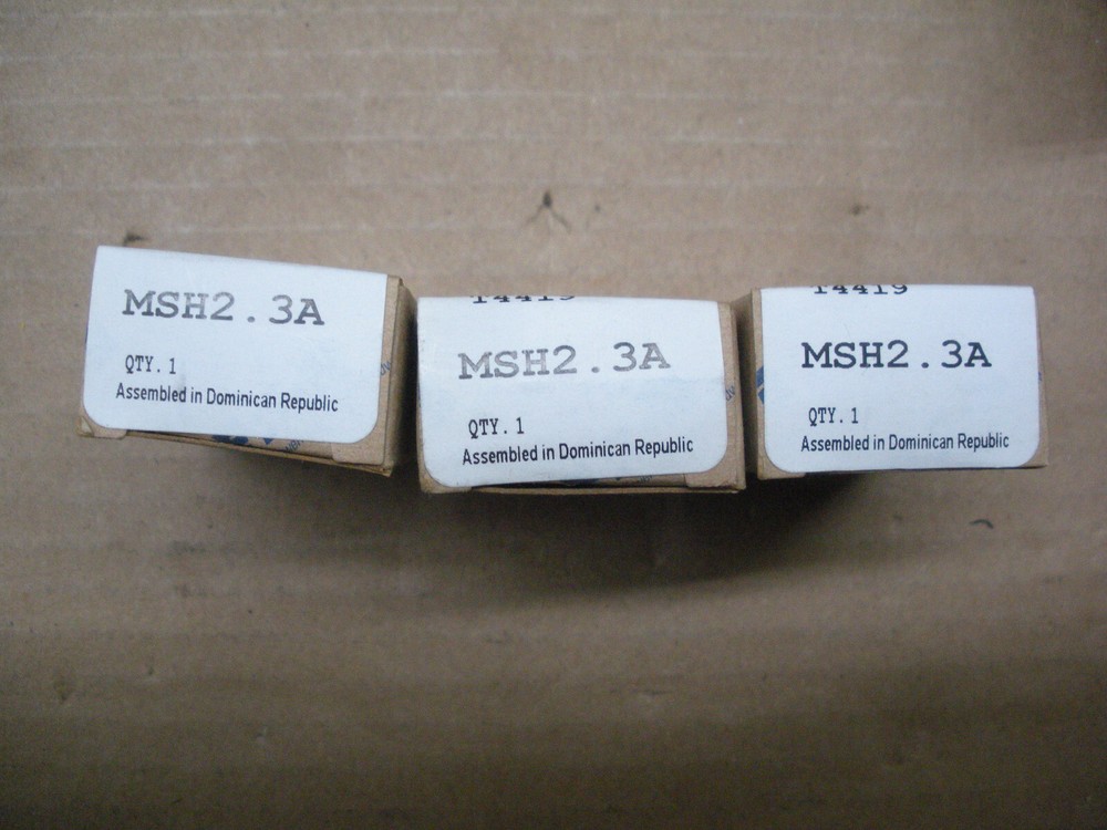 3 MSH2.3A manual starter overload relay elements heaters lot of 3