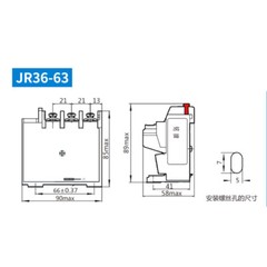 Thermal Overload Relay 0.32-160 Amp Overload Protection 3 Phase Motor Protector