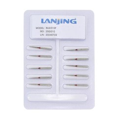 Dental Burs Diamond Flame FG for High Speed Handpiece Friction Grip Coarse Fine