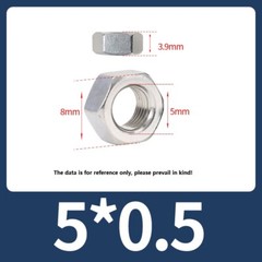 Hexagon Full Nut Fine Thread Pitch M4 M5 M6 M8 M10 M12 M14 M16 M18 M20 M22 M24