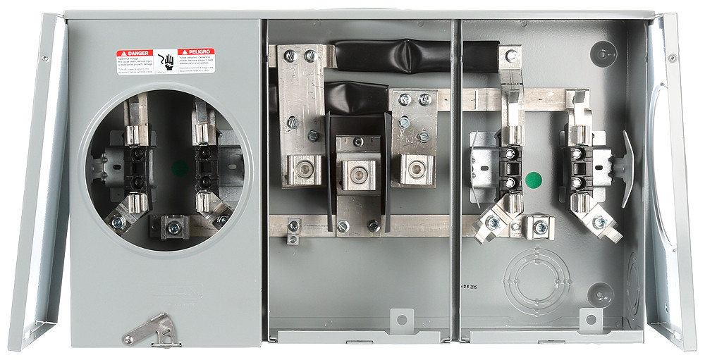 Siemens UA2717-YPZA 200 Amp 1-Phase 2-Position Horn Bypass Ringless Meter