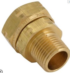 NEW Gastite XR3FTG-8 FlashShield Brass 1/2″ Straight Male Pipe Adapter Fitting