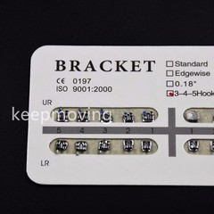 Dental Orthodontic Bracket Roth/MBT/Edgewise 018/022 no/3/345 Hook Standard Mini