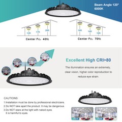 200W UFO LED High Bay Light,Commercial Warehouse led Lighting Stadium UFO Lights