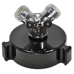 MOON AMERICAN 428-2520754 Hazmat Adapter,3″L,Alum”/Nickel Brass 41H491