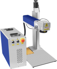 100W Auto Focus JPT M7 Mopa Fiber Laser Marking Machine Engraver Maker Ezcad2 US