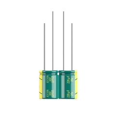 10-Pack 25V 220uF Quality Low ESR Electrolytic Capacitors 8x12mm 0.32×0.47in…