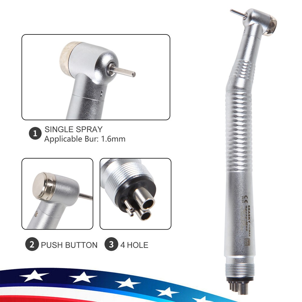 Dental Fiber Optic LED E-generator UDM/ High Speed Handpiece 2H/4HOLE