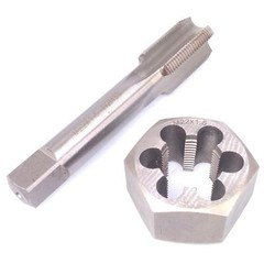 US Stock HSS M22 x 1.5mm Tap & 22×1.5mm Hexagon Die Metric Thread Right Hand Set
