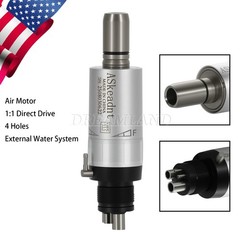 10pcs ASkeadnt Dental Low Speed Handpiece Air Motor E-type 4 Holes FX