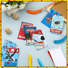 24 Pieces Ice Hockey Mini Notepads Hockey Party Favors Small Notebooks Sports…