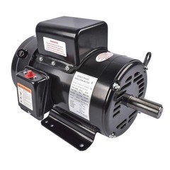 5 HP 1 Phase Electric Compressor Motor 60 HZ Steel Base-Mounted Permanent Magnet